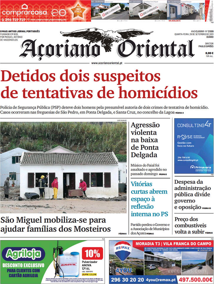 Capa Aoriano Oriental - 2021-09-29