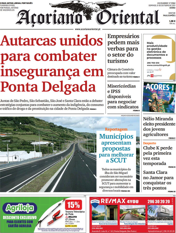 Capa Aoriano Oriental - 2021-10-31