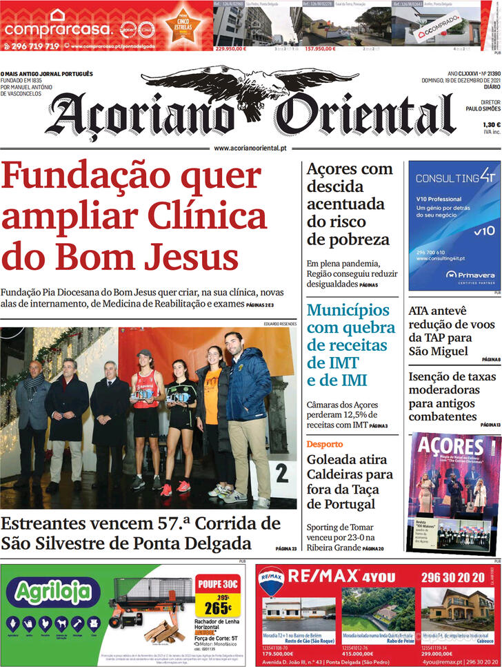 Capa Aoriano Oriental - 2021-12-19
