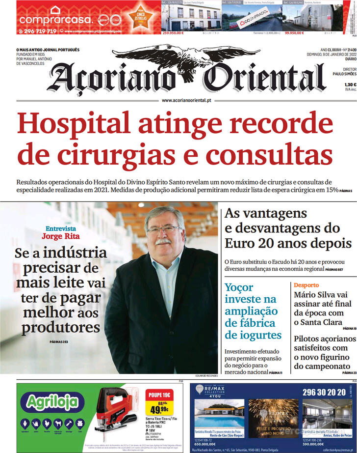 Capa Aoriano Oriental - 2022-01-09
