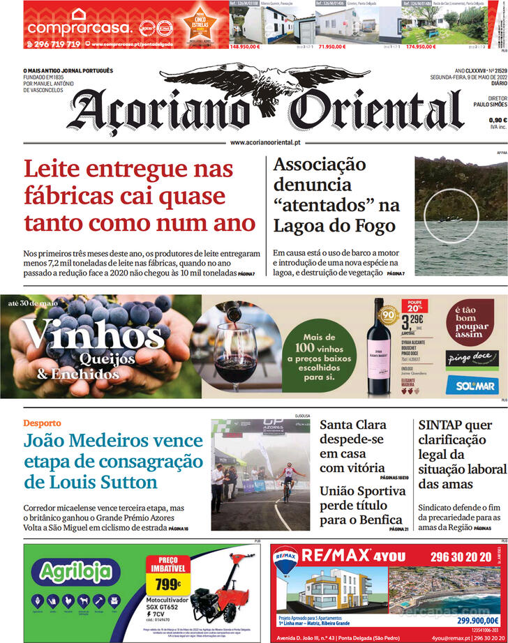 Capa Aoriano Oriental - 2022-05-09