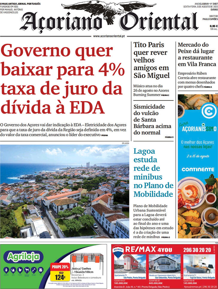 Capa Aoriano Oriental - 2022-08-05