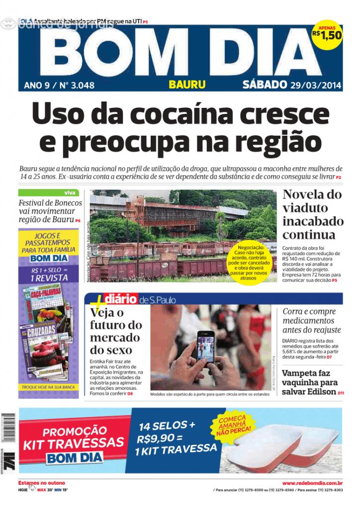 Capa Bom Dia - Bauru - 2014-03-29