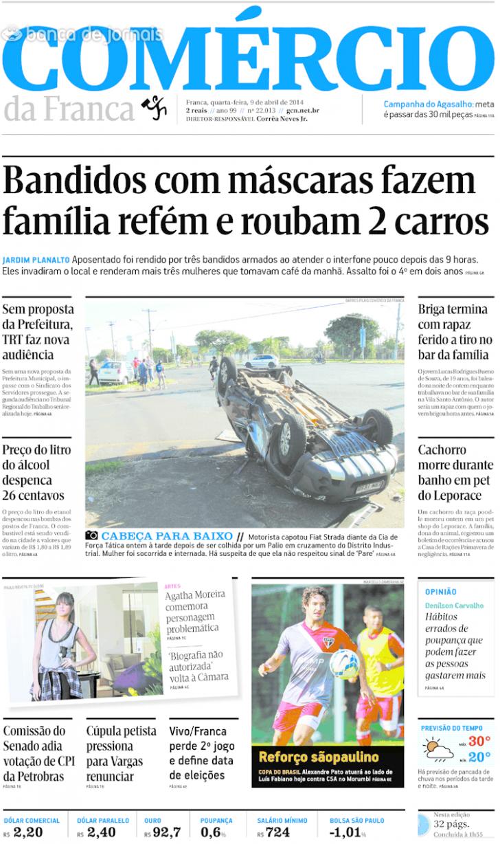 Capa Comrcio da Franca - 2014-04-09