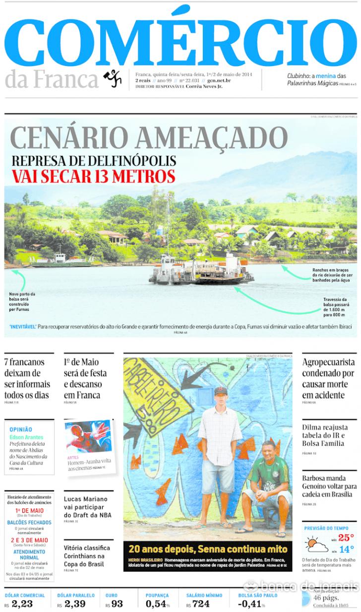 Capa Comrcio da Franca - 2014-05-01