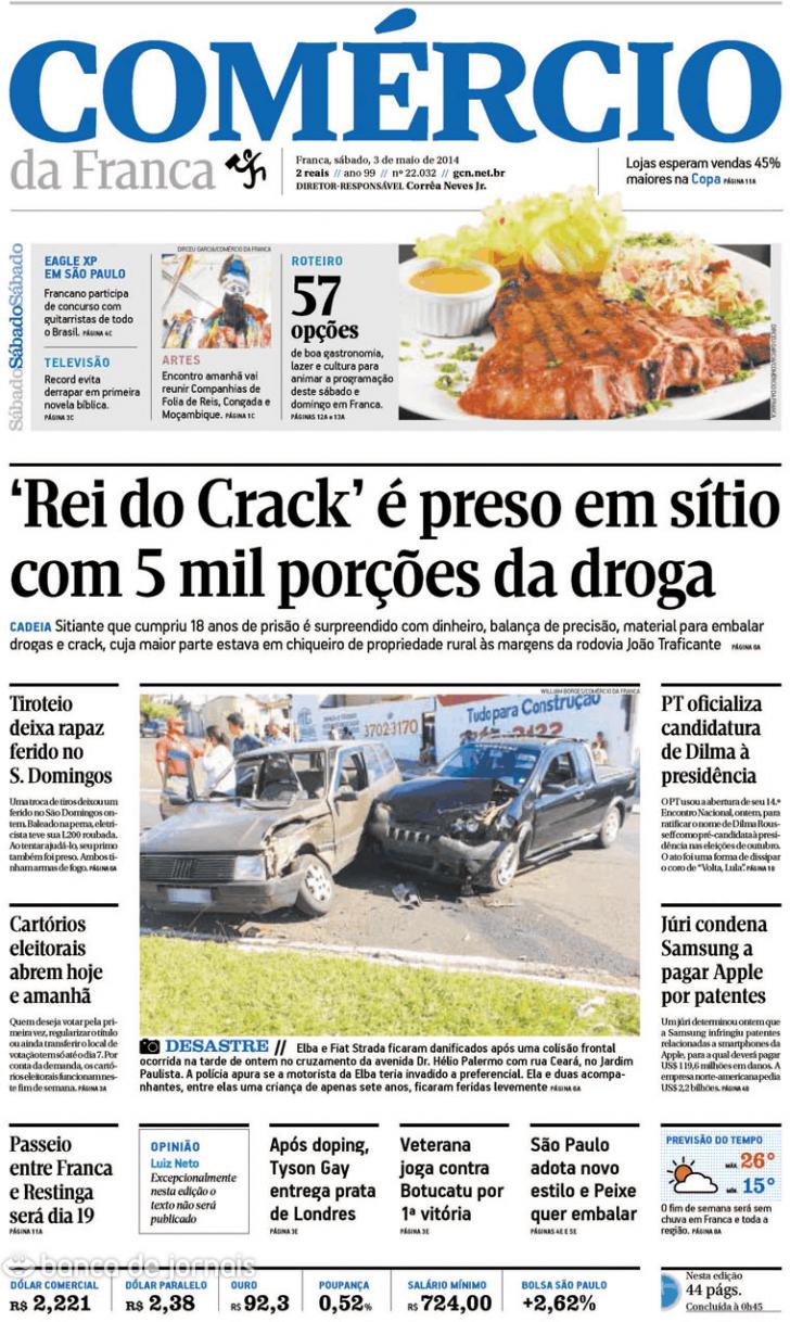 Capa Comércio da Franca de 20140503