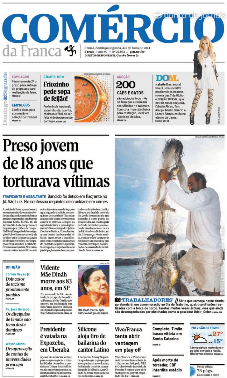 Capa Comércio da Franca de 20140504
