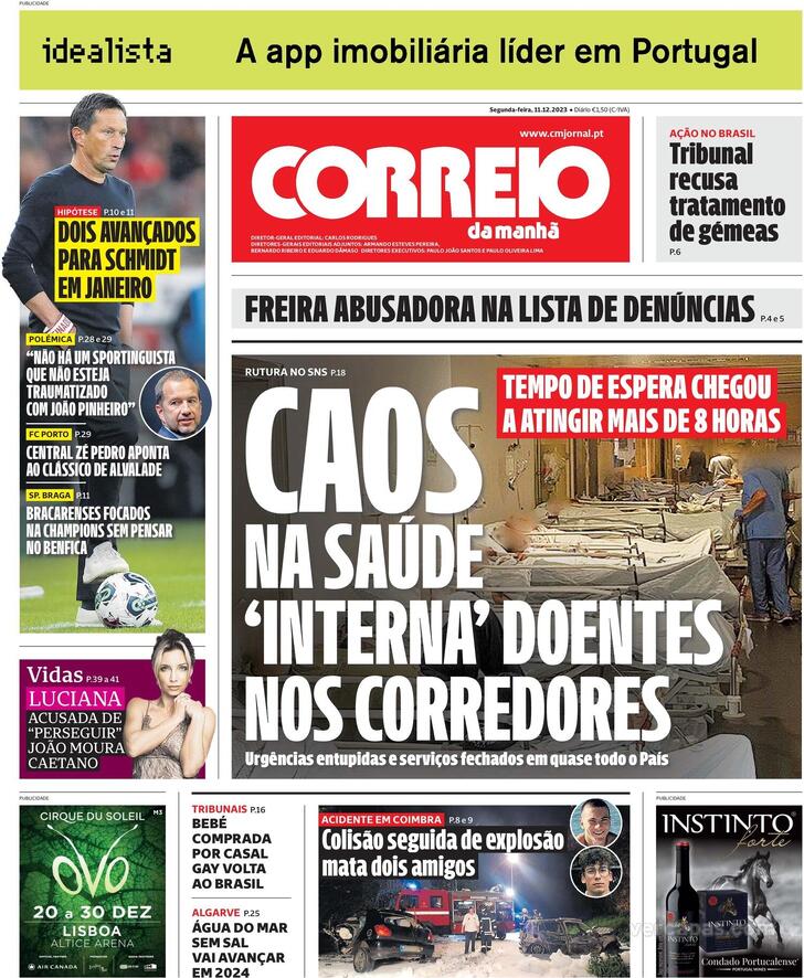 Capas Correio da Manhã de Junho de 2023