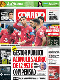 Capa Correio da Manh� de 2026-06-18