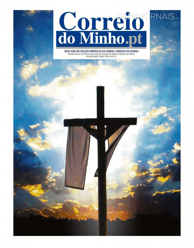 Capa Correio do Minho - 2016-03-28