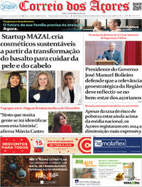Capa Correio dos A�ores de 2025-12-12