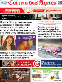 Capa Correio dos A�ores de 2025-12-13