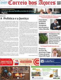 Capa Correio dos A�ores de 2025-12-14