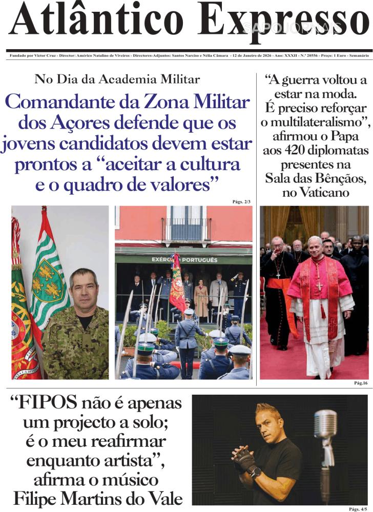 Capa Correio dos A�ores - 2026-01-12
