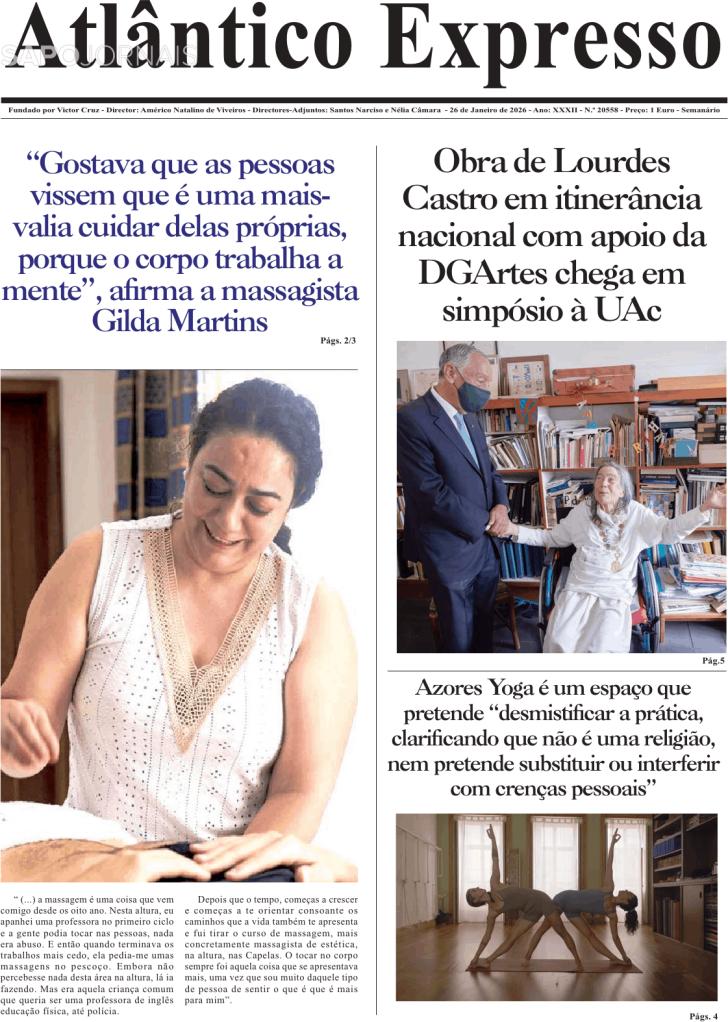 Capa Correio dos A�ores - 2026-01-26
