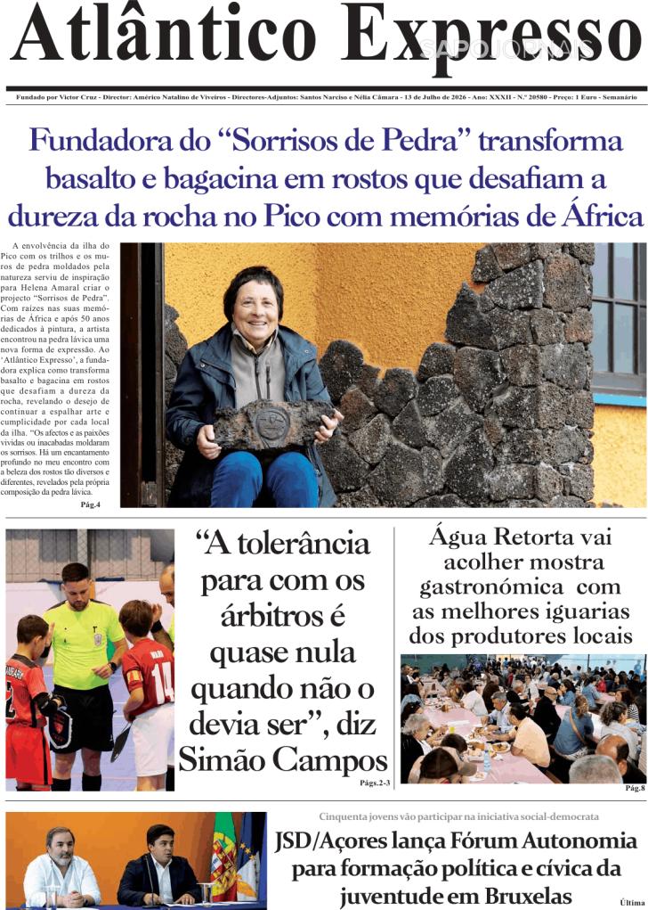 Capa Correio dos A�ores - 2026-07-13
