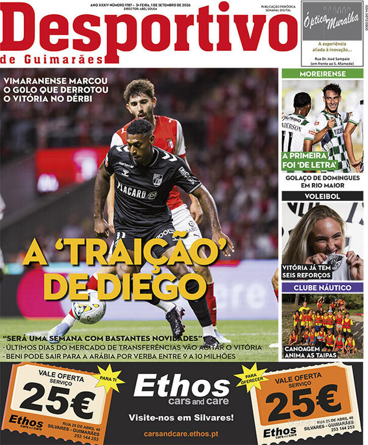 Capa Desportivo de Guimar�es - 2026-09-01
