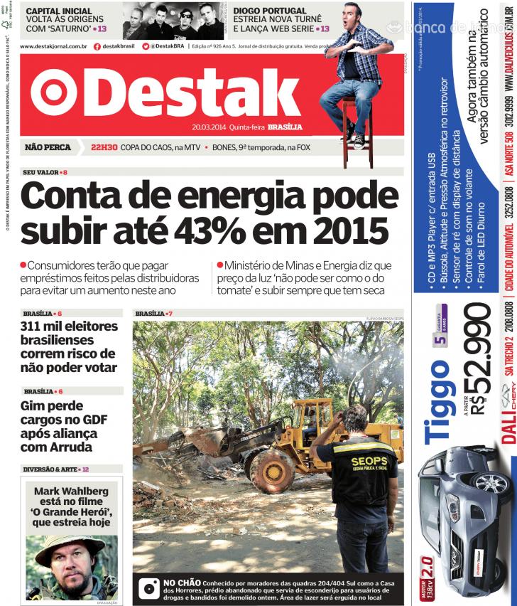 Capa Destak-Bras�lia - 2014-03-20