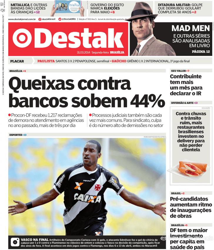 Capa Destak-Bras�lia - 2014-03-31