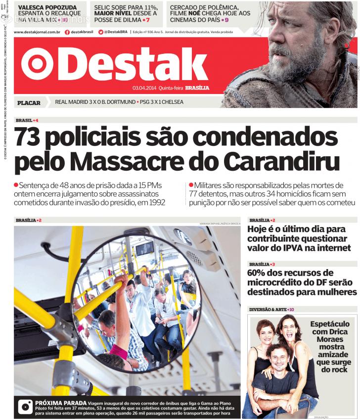Capa Destak-Bras�lia - 2014-04-03