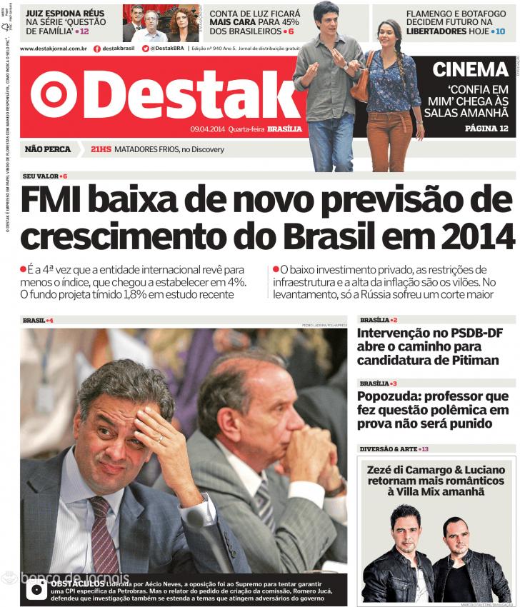 Capa Destak-Bras�lia - 2014-04-09