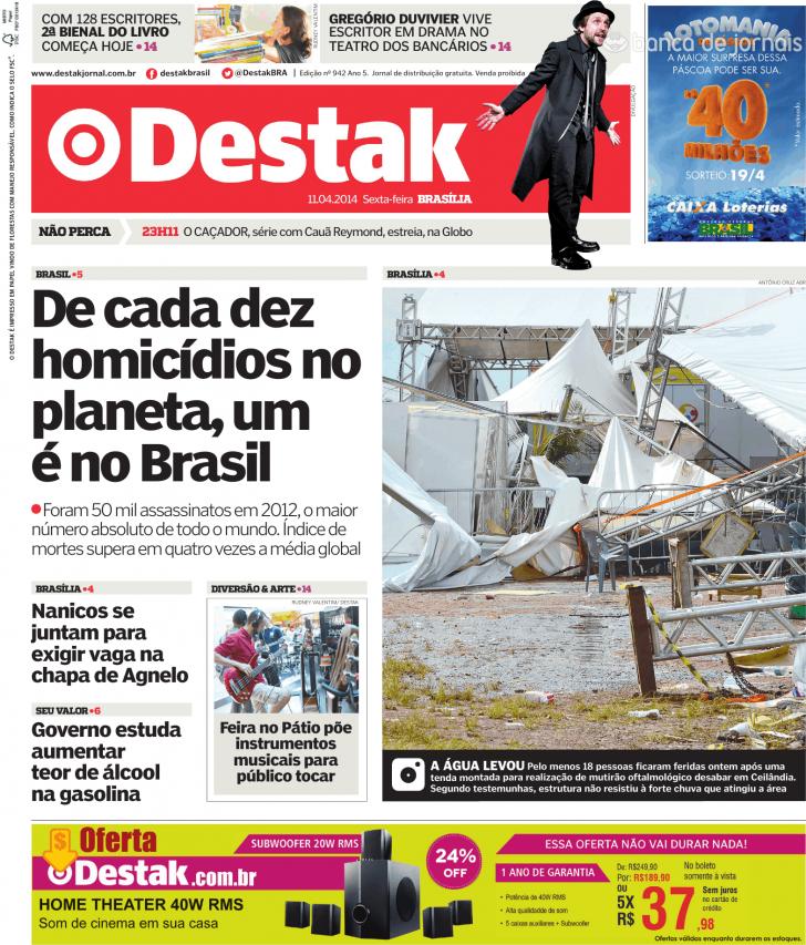 Capa Destak-Bras�lia - 2014-04-11