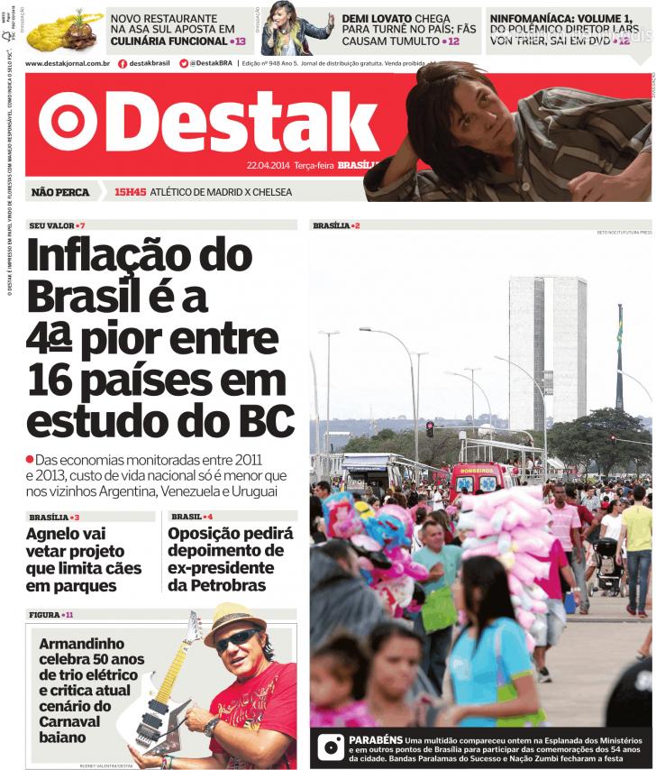 Capa Destak-Bras�lia - 2014-04-22