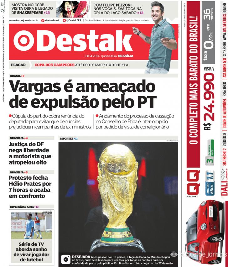 Capa Destak-Bras�lia - 2014-04-23