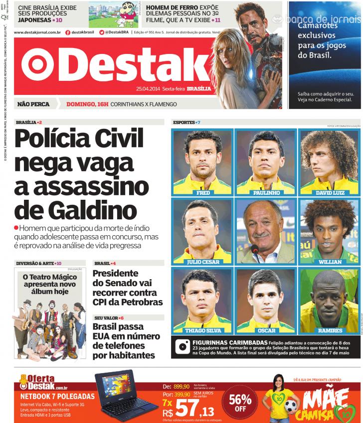 Capa Destak-Bras�lia - 2014-04-25