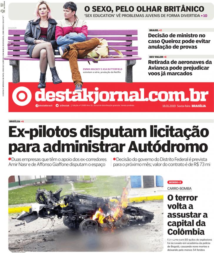 Capa Destak-Bras�lia - 2019-01-18