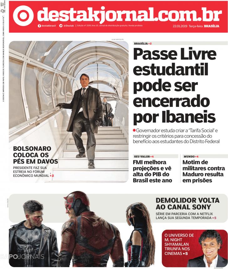 Capa Destak-Bras�lia - 2019-01-22