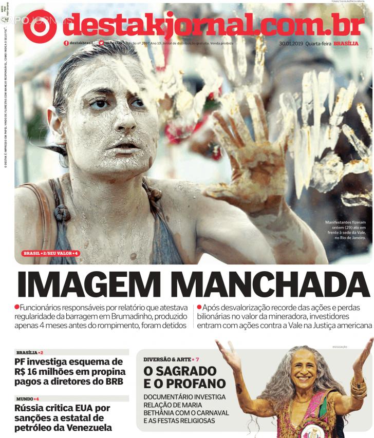 Capa Destak-Bras�lia - 2019-01-30