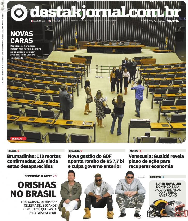 Capa Destak-Bras�lia - 2019-02-01