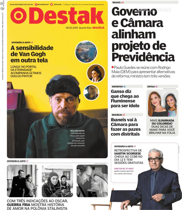 Capa Destak-Bras�lia - 2019-02-06