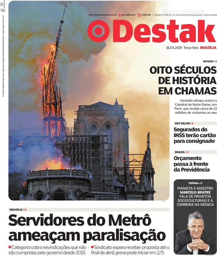 Capa Destak-Bras�lia - 2019-04-16