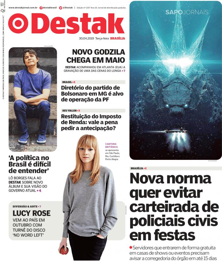 Capa Destak-Bras�lia - 2019-04-30