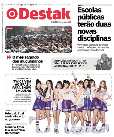 Capa Destak-Bras�lia - 2019-05-07