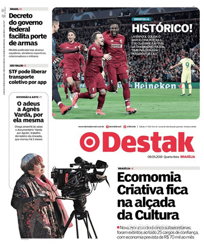Capa Destak-Bras�lia - 2019-05-08
