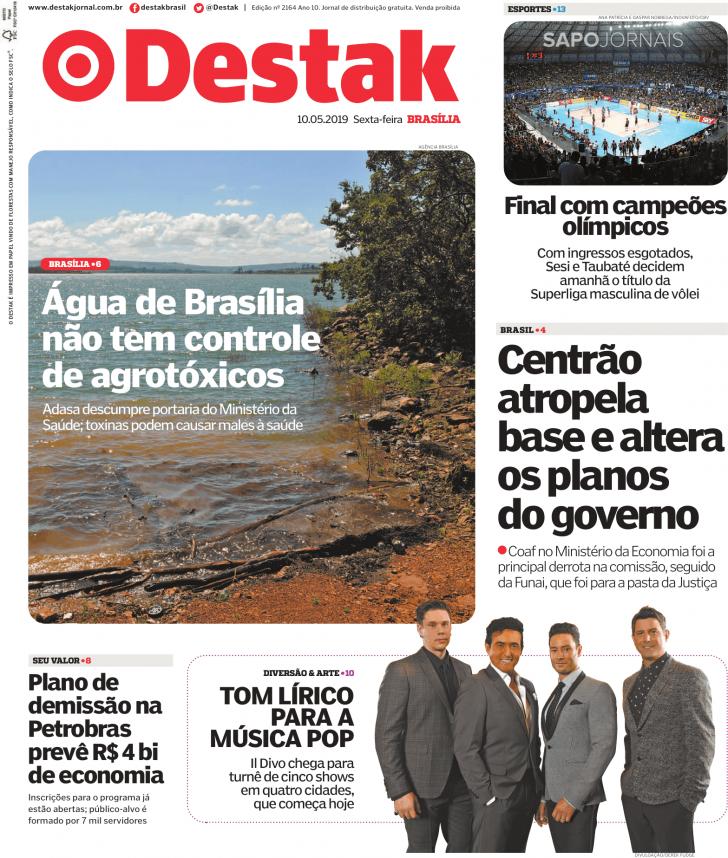 Capa Destak-Bras�lia - 2019-05-10