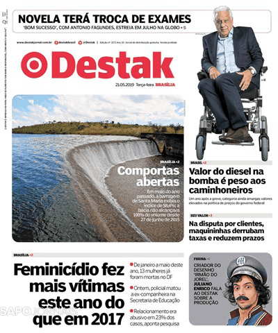 Capa Destak-Bras�lia - 2019-05-21