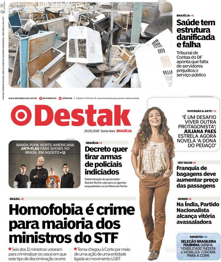 Capa Destak-Bras�lia - 2019-05-24
