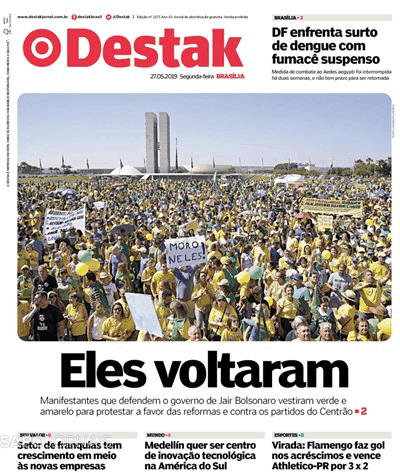 Capa Destak-Bras�lia - 2019-05-27