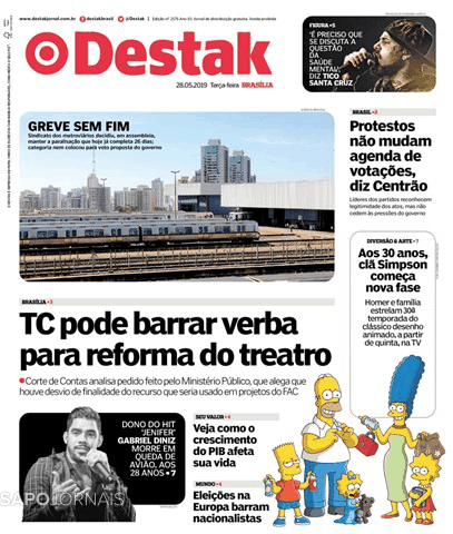 Capa Destak-Bras�lia - 2019-05-28