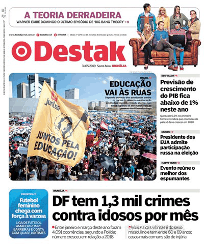 Capa Destak-Bras�lia - 2019-05-31