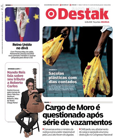 Capa Destak-Bras�lia - 2019-06-11