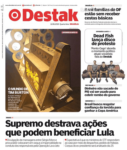 Capa Destak-Bras�lia - 2019-06-12