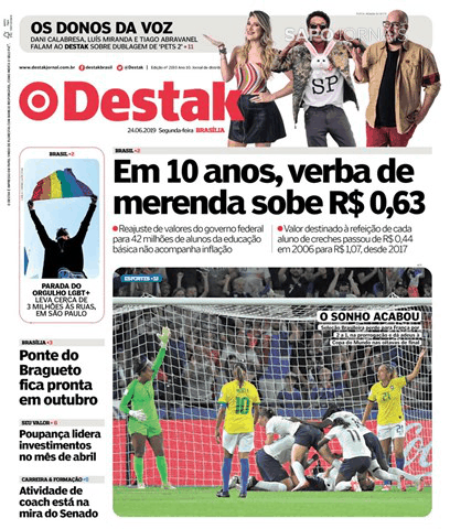 Capa Destak-Bras�lia - 2019-06-24