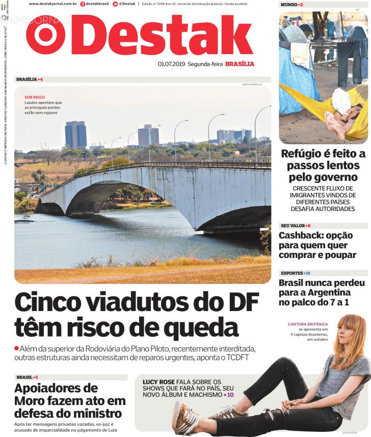 Capa Destak-Bras�lia - 2019-07-01