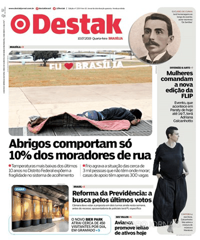 Capa Destak-Bras�lia - 2019-07-10
