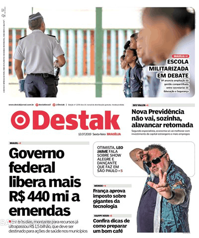 Capa Destak-Bras�lia - 2019-07-12